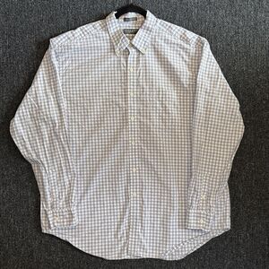 Lyle & Scott Shirt Men’s Sz XXL Plaid Button Down 80s 2-Ply Cotton Long Sleeve